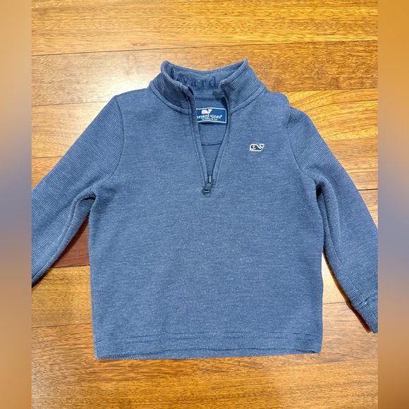 Vineyard Vines Boys Navy, Green, and Gray Saltwater Quarter-Zip Pullovers Sz 3T - Picture 12 of 16